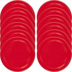 Southern Homewares Set of 12 Red Mason Jar Lids Small Mouth Size Leak Proof Silicone Seal Festive Colored Lids Kids Fun Lids, SH-10235-S12