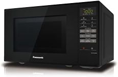 Panasonic NN-E28JBMBPQ Compact Solo Microwave Oven with Turntable, 800 W, 20 Litres, Black, One Size