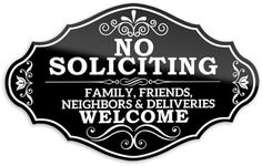 No Soliciting Sign Acrylic Self-Adhesive Modern Design Door Sign Funny Personalized Signs Go Away Sign Accessories Don't Knock or Ring Doorbell Sign for House Office Home Porch Yard Door Wall Decor