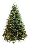 Spring Spirits Fir Christmas Tree with Real Feel PE Tips (6ft Prelit)