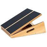 Professional Wooden Slant Board, Adjustable Incline Board and Calf Stretcher, Stretch Board - Extra Side-Handle Design for Portability