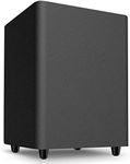 Pyle 8'' Active Down Firing Subwoofer - Home Theater Surround Sound Black w/Sealed Design, Magnetic Design w/Sleek Black Color, Down Firing Port for Deeper Bass Resonance - PSUB8A