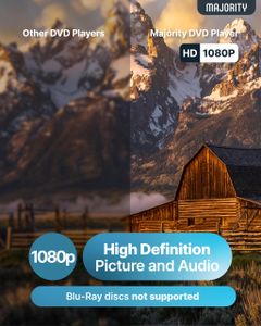Majority 1080P HDMI DVD Player – Full HD Playback