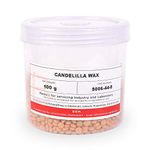 BRM Herbals Candelilla Wax - 100 Grams For Lip Balms, Creams, Body Lotion - DIY Beauty Products, Make Up, Cosmetics, Soap Making & Personal Care For Face, Hair, Body