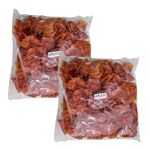 Purvi Dry Fruits Crispy Garlic Sandige | Pack of 2 (200g each) | Mangalore Special Flavorful Crackers | Fritters, Vodis, Made of Rice | For Everyday Dishes, Special Occasions