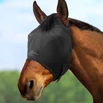 Harrison Howard Horse Fly Mask Standard Black Horse Large