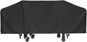 Griddle Cover for Blackstone 36 Inch Griddle and More 4-Burner Flap Top Grills - Waterproof, Lightweight - Click-Close Straps - Black