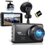 Miden S7 2.5K Dash Cam Front and Re