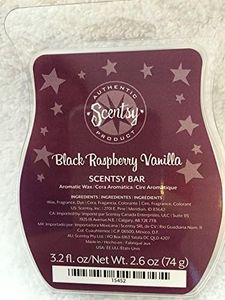 Scentsy Black Raspberry Vanilla Wickless Candle Tart Wax Bar 3.2 Oz