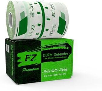 EZ Pansement Tatouage Waterproof - Rouleau (10cm X 10m) Couverture de Tatouage de la Seconde Peau Bandage Après Tatouage pour la Récupération de la Peau Fournitures de Tatouage