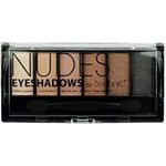 Technic Nudes Eyeshadow Palette - 6 Pigmented, Professional, Long Lasting & Blendable Shimmer Shades for a Natural, Glam Make-up Look. Nude Shades That Are Easy To Use With Long Lasting Coverage. 7.2g