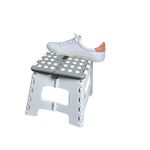 Lakeland Strong Folding Step Stool Grey – Non-Slip Feet Grippy Surface Holds 150kg