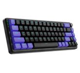 Kreo Hive 65 RGB Mechanical Gaming Keyboard | Pre-Lubed Switches, Anti-Ghosting, 5-Pin Hot-Swap | Wired 65% Keyboard with RGB Backlight & Detachable USB-C Cable (Black)
