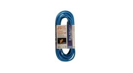 Coleman Cable 03267 14/3 SJTW Low-Temp Outdoor Extension Cord with 3-Lighted Outlets, 25-Foot, Blue