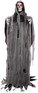 Haunted Hill Farm 7-ft Standing Animated Reaper Animatronic