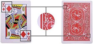 SUMAG Magic Tricks 1Pc Marked Deck Secret Marked Poker Cards Deck Playing Cards Magic April Fools Gimmick Cards Close-Up Magic Show Trick Props(Red Backed)