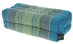 Namesakes Kapok Material Yoga Block Meditation cushion – Support Bolster- Blue Tones