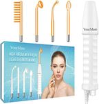 YourMate High Frequency Facial Light Therapy Wand Machine with Neon Tubes for Face Chin Neck Hair, Skin Tightening Wrinkle Reducing, Hair Care