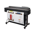 HP DesignJet T650 36-inch (5HB10D), Large Format Printer, Plotter, Standard A4-A0, 82 A1 Prints/Hour, Wi-Fi, Ethernet, USB, 2400x1200 dpi, Recycled Metal, 2-Year Warranty, HP Click, Black