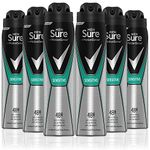 Sure Mens Motionsense Sensitive Anti Perspirant Deodorant 6x 250ml