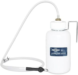 FIRSTINFO A1156H 1 Liter Brake Fluid Bleeder Bottle for Brake Service -with Non-Return Check Valve and Hanging Hook