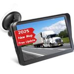 Car GPS Navigation Truck RV, GPS Navigator with 9 inch, 2025 Maps (Free Lifetime Updates), Truck GPS Commercial Drivers, Semi Trucker GPS Navigation System, Custom Truck Routing