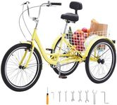 VEVOR Adult Tricycles Bike, 20 Inch