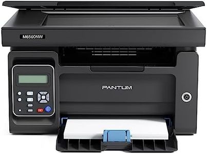 Pantum M6500NW Multifunction Laser Printer WiFi，Mono Laser Printer, Ethernet/Wireless/USB 2.0,Printer/Copy/Scanner Manual Duplex Black & White for Small Home Office，22 ppm，1200 x 1200 dpi Resolution