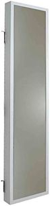 Cabidor MC-4056 Mirrored Storage Cabinet, White