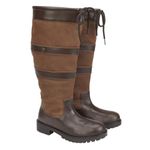 Highgrove Wide Calf Fit Country Boot (Chestnut/Bison, 6)