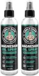 Coach Soak Magnesium Oil Spray with MSM for Extra Benefits - Unscented - Extra Magnesium Chloride Strength - 100% Pure Topical Magnesium Spray for Feet and Body - Made in USA (2-Pack, Total 16 Fl Oz)