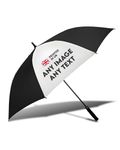 TheDogTagCo PERSONALISED Umbrella with Photo or Logo - Custom Lightweight All-Weather Rain Gear, Durable UK Made, Unique Gift Idea