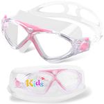 Swimming Goggles for Adults and Kids,Anti Fog No Leakage Clear Vision UV Protection Comfortable,Professional Swim Goggles for Men Women Boys Girls Children