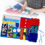 Fidget Blanket for Elderly, Dementia Alzheimers Products, Sensory Blanket Memory Loss Fidget Toys, Autistic Activities Pad, Anxiety Relief Improves Mental Stimulation