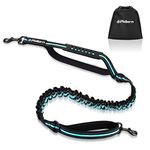 PHILORN Bungee Dog Lead 47"-67", Multifunction Double Ended Dog Training Lead for Close Control and Walking Two Dogs,Shock Absorbing Lead Reflective with Dual Handles for Small, Medium, Large Dogs