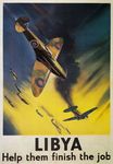 WB4 Vintage WW2 Libya Help Them Finish The Job British Planes WWII World War Poster Re-Print - A3 (432 x 305mm) 16.5" x 11.7"