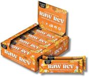 Vegan Protein Bars Creamy Peanut Butter & Sea Salt with Low Sugar High Protein, 13g Protein, 2g Sugar, "New & Improved Glo" Raw Rev Protein Bars High Protein Snacks for Adults, Pack of 12