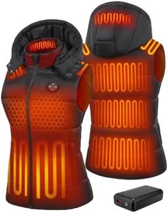 Women Heated Vest 15 Heating Zones With 16000mAh Large Battery Pack-S
