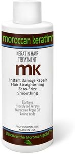 Moroccan Keratin Brazilian Keratin Hair Treatment blowout Straightening Product Professional Grade Natural Organic Looking Results at Home or Salon (4oz Keratin)