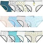 Adorel Teen Girls Knickers Cotton Underwear Briefs Pack of 12 Colourful Fruit 15-17 Years (Manufacturer Size XL)