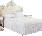 Elastic Polyester Bed Skirt Ruffle 