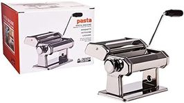 D.Line Al Dente Pasta Machine with Detachable Cutters, 150 mm Size, Chrome