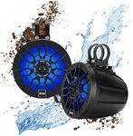 Boss Audio 2-Way 500W Amplified Bluetooth Marine Speakers, 6.5-Inch