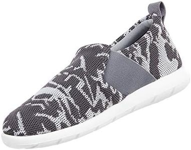 Acorn Women's Dara Slipper, Charcoal Button, Medium/6.5-7.5 M US