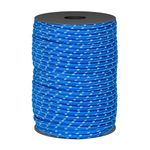 50M Outdoor 6mm Multipurpose Rope for Camping Trip Tent Fixing Rope Weaving and Strapping Equipment Outdoor Clothesline, Hunting Hiking