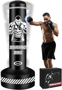 YORWHIN Standing Punching Bag for Adults, 70" Inflatable Punching Bag with Stand, Freestanding Heavy Boxing Bags, Women Men Kickboxing Bag for Training MMA Muay Thai Fitness