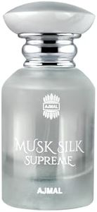Ajmal Musk Silk Supreme Perfume for Men & Women | 100ml Unisex Eau De Parfum | Perfume for Men and Women with Musky & Woody Notes | Oriental Cologne Unisex | Versatile Perfume Spray