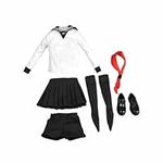 Oshhni 1/6 Scale Womens School Uniform Outfit Fashion Stylish Action Figure Clothes for 12'' Female Dolls Figure Body Accessories