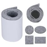 Adhesive Felt Roll for Furniture Feet Making Floor Protection Furniture Pads Furniture Pads 100x10cm Dark Grey