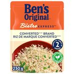 BEN'S ORIGINAL BISTRO EXPRESS CONVERTED Long Grain Parboiled White Rice, 250g Pouch